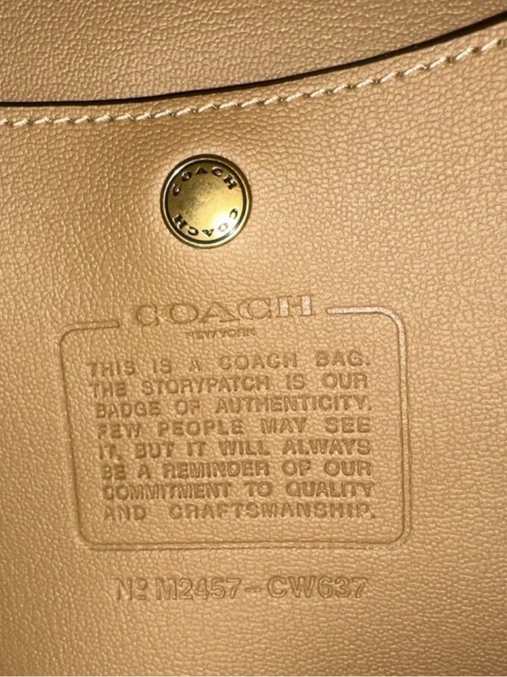 Coach - Brooklyn 28 Suede - Sand - Picture 3 of 5